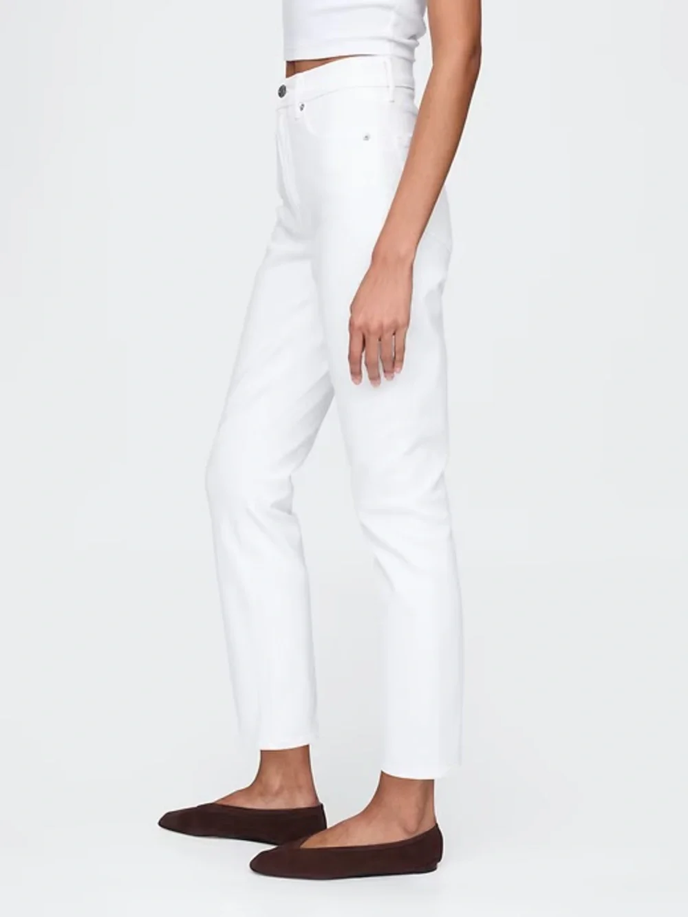 NWT Gap High-Rise Vintage Slim White Women’s Jeans size 26 - Picture 3 of 6